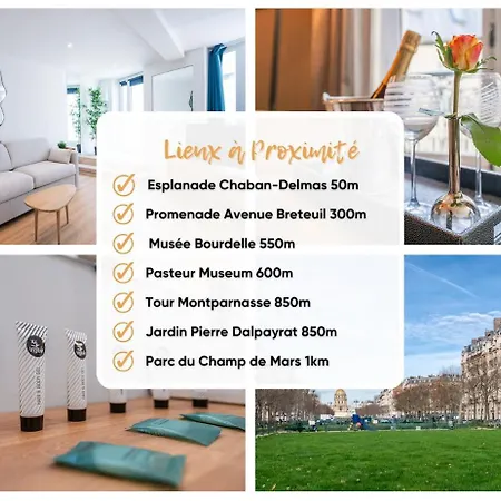Pacino Invalides-tour Eiffel- 4 Pers Apartamento *