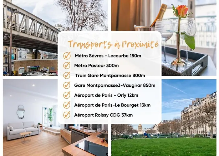 Apartament Pacino Invalides-tour Eiffel- 4 Pers
